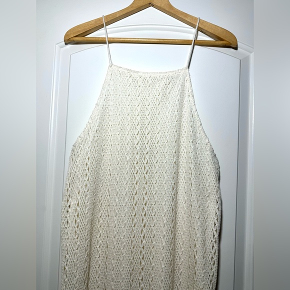 NEW ZARA Crocheted Halter Dress L - Picture 7 of 10